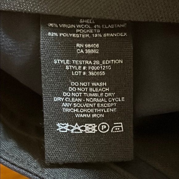 Theory Navy Wool Dress Pants Size 4 Lightweight Career Versatile Classic Staple - Picture 3 of 13